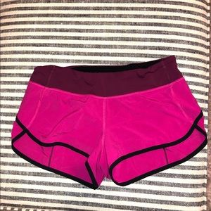 Lulu lemon speed short size 4